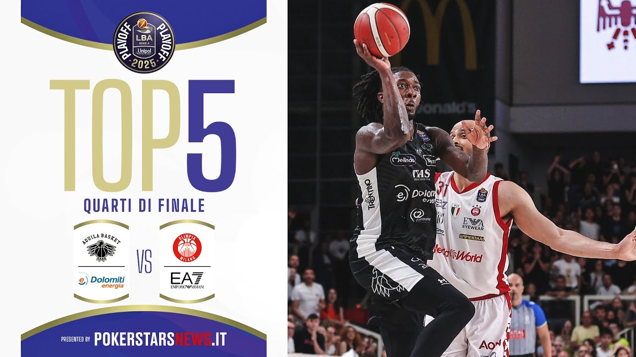 Top 5 PokerstarsNews | Trento - Milano | QF LBA Playoff