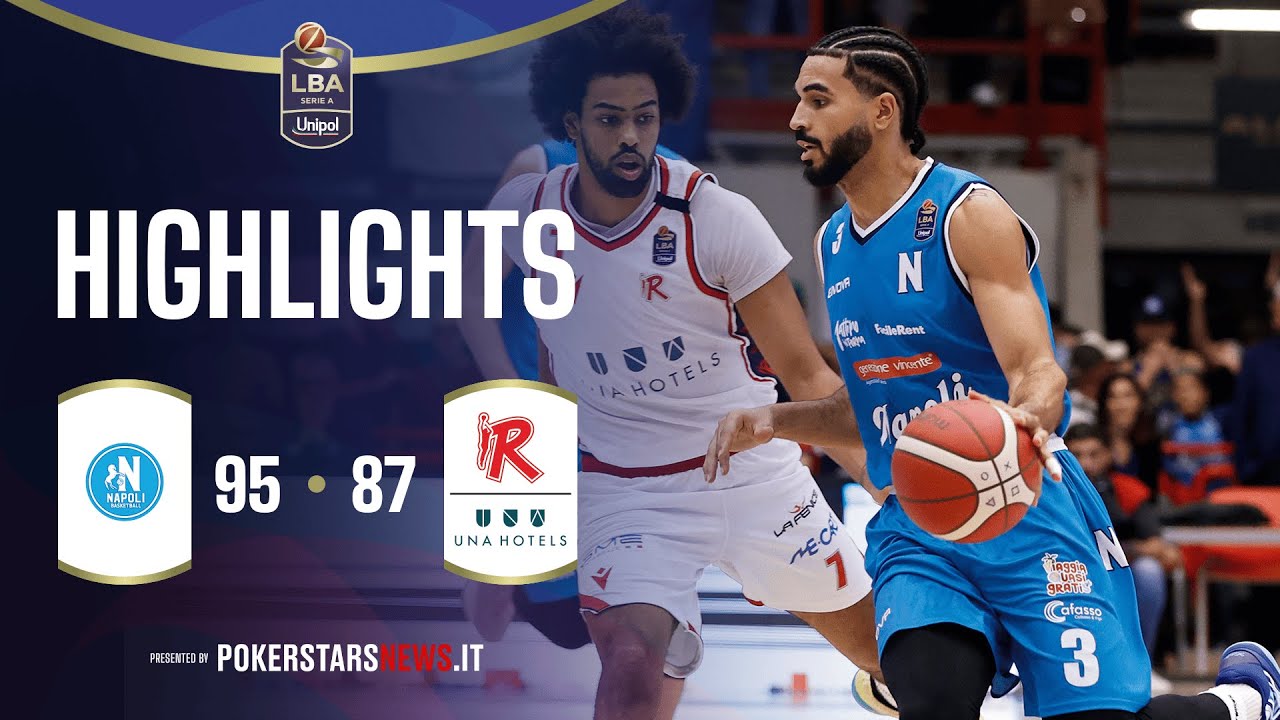 immagine - Napoli Basketball - UNA Hotels Reggio Emilia | PokerstarsNews Highlights Serie A Unipol 2025/2026