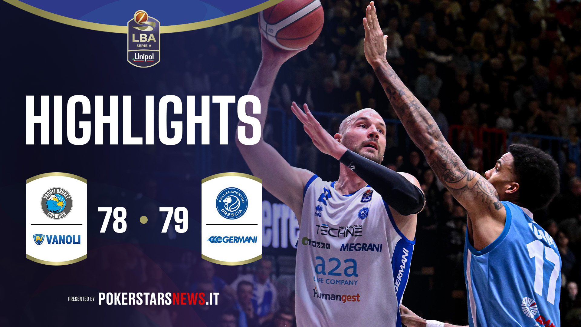 La Vanoli Cremona si prende i 2 punti contro l'Aquila Basket Trento